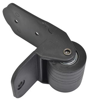 Butterfly Catch Surface Mount Black Coated Steel